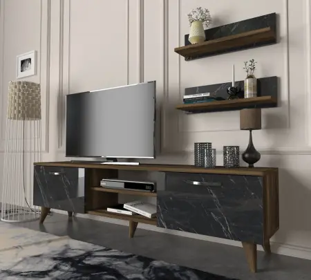 Comoda TV Ayden - Marble Promoție