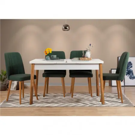 Ofertă de sezon Set Masa si Scaune 5 Piese Santiago 1070 - 1 AB