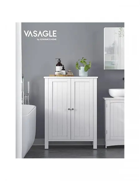 Consola de depozitare Vasagle, BCB60W Cel mai bun preț