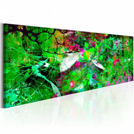Chilipir Tablou - Green Fantasy 150x50 cm