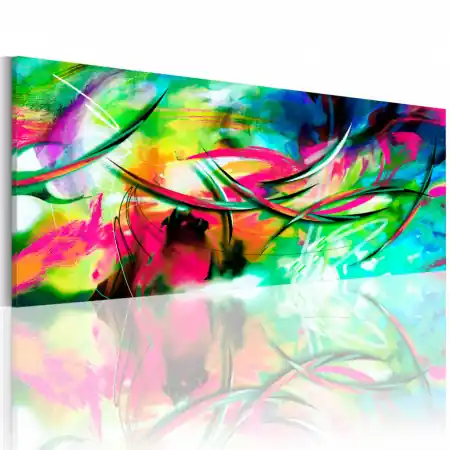 Tablou - Madness of color 150x50 cm Retur gratuit