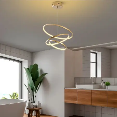 Lustra Simit Auriu 50x80x50 cm Plată sigură