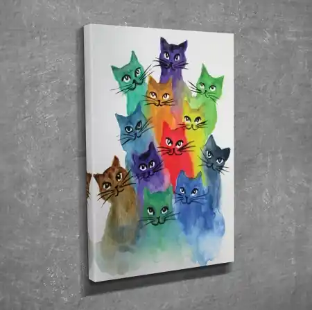Bestseller Tablou DC166 Multicolor 30x40x3 cm