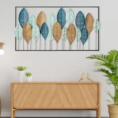 Comandă acum Tablou metalic Bilge Multicolor 115x3x60 cm