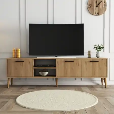 Consola TV Exxen Stejar 180x53x35 cm Promoție