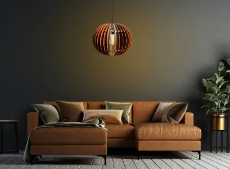 Ofertă limitată Lustra 138 Nuc 33x36x70 cm
