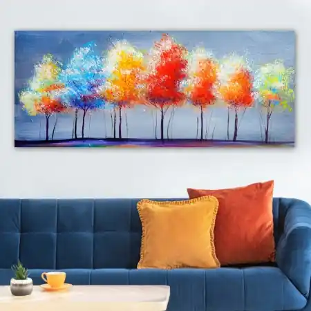 Retur ușor Tablou Mithra Oasis Multicolor 50x120 cm