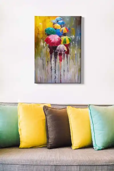 Doar azi Tablou Kanvas Multicolor 50x70x3 cm