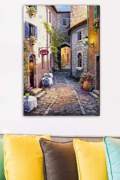 Chilipir Tablou Kanvas Multicolor 50x70x3 cm