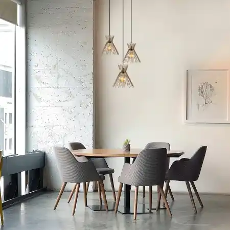 Ofertă de sezon Lustra Kirpi Auriu 63x63x128 cm