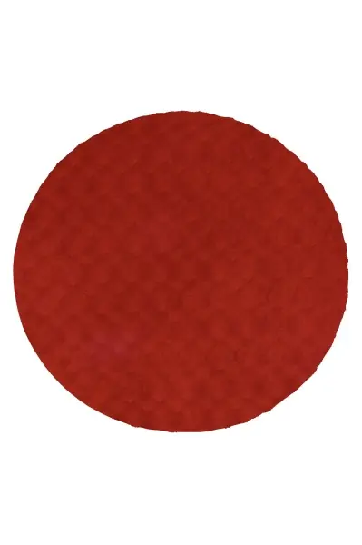 Chilipir Covor rotund Diamond Cut Rosu 200x200 cm