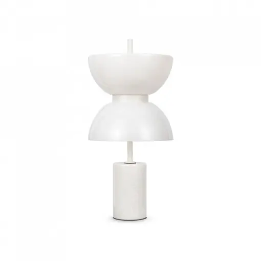 Veioza moderna alba din metal cu led Maytoni Kyoto Promoție