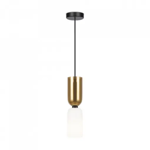Pendul modern auriu din metal Maytoni Memory Retur ușor