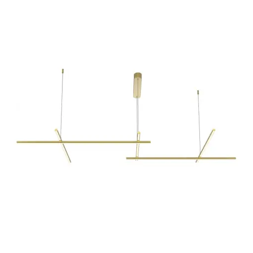 Doar azi Lustra moderna aurie cu linii led Maytoni Radiance