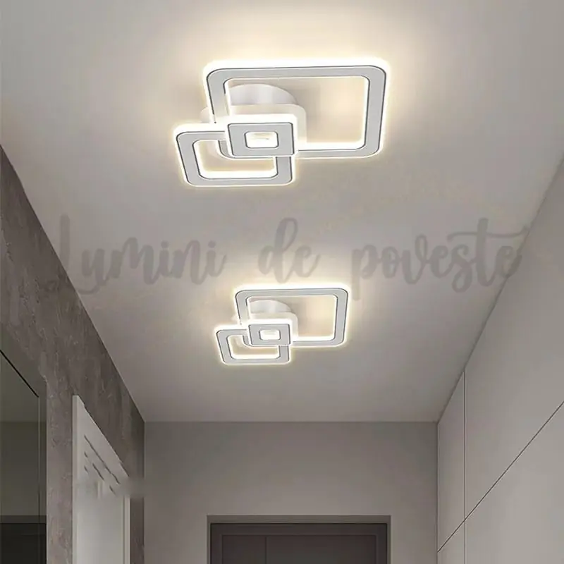 Preț mic Aplica LED Triple Square (3 Patrate)