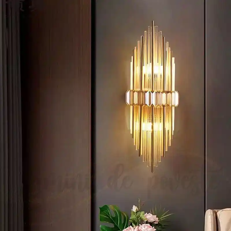 Aplica Perete Cristal Harmony Gold Glam Reducere de preț
