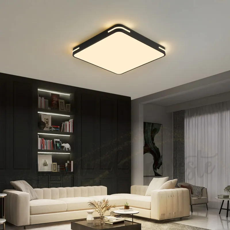 Lustra LED Baie 126W Universee Inspiration Black Square XL 500 Comandă acum