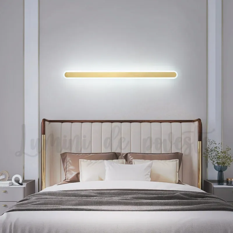 Aplica LED 64W Tube Gold Ieftin