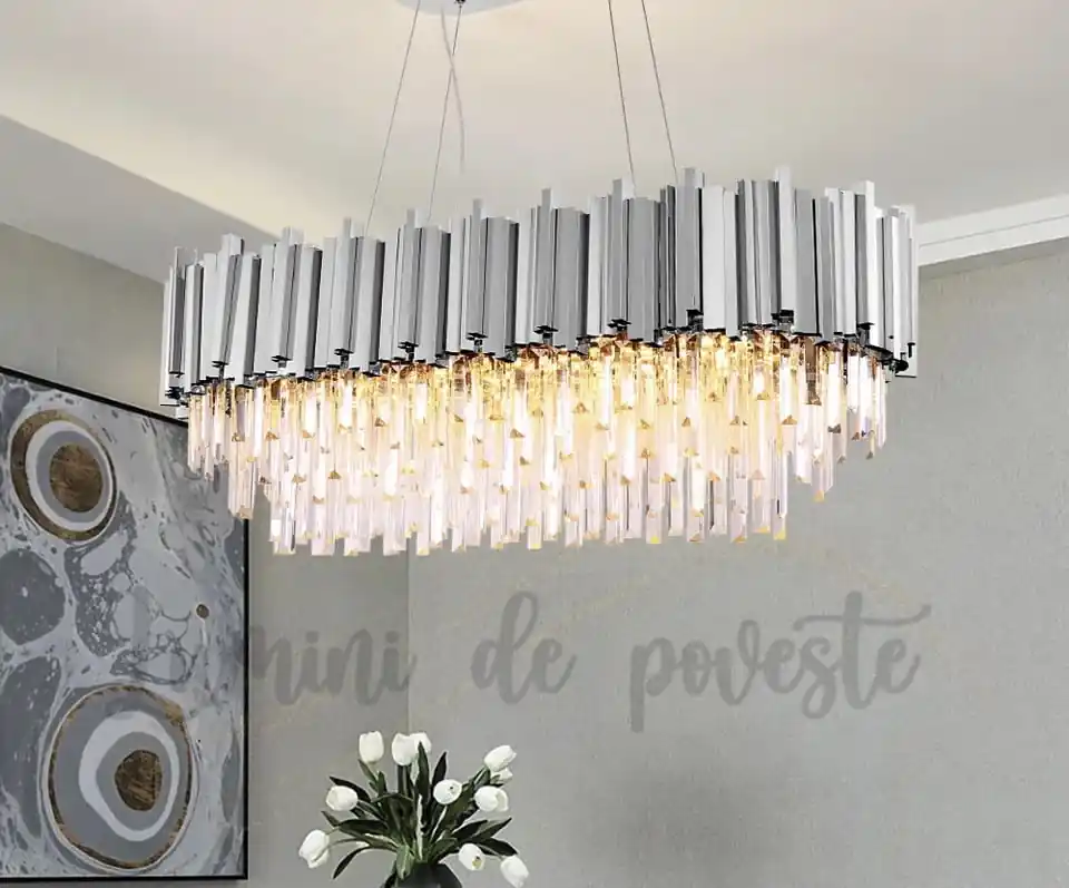 Reducere Candelabru Scaly Silver Dining 90X32