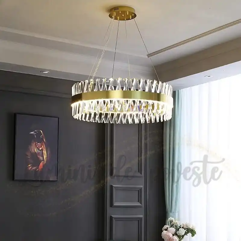 Preț promoțional Candelabru LED 50W Cristal Mixy 40, Telecomanda