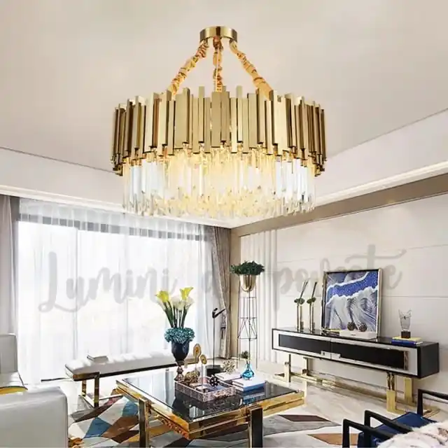 Super ofertă Candelabru Scaly Gold 720 Matte