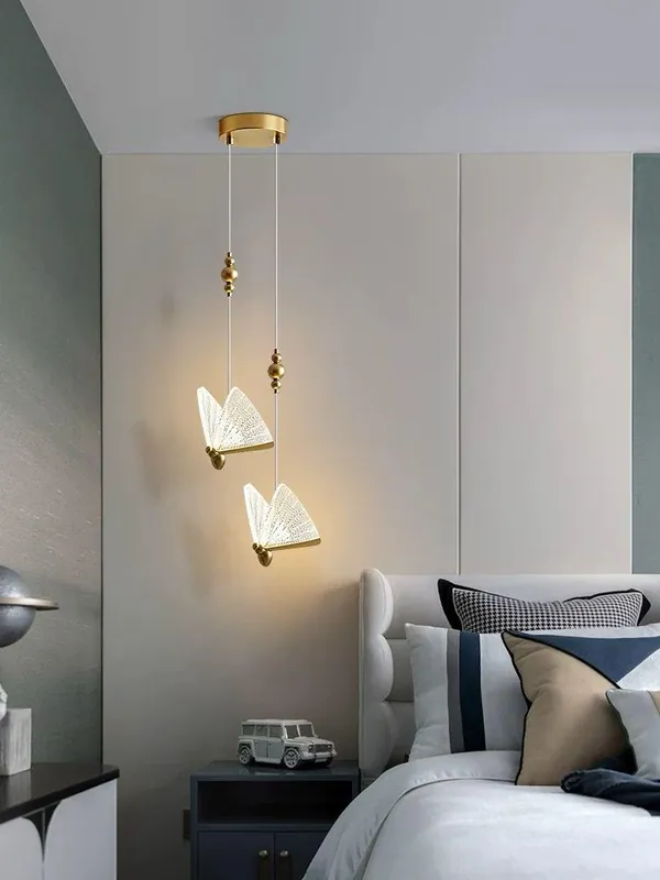 Candelabru LED 12W Butterfly 2 Auriu Rose Ultima șansă
