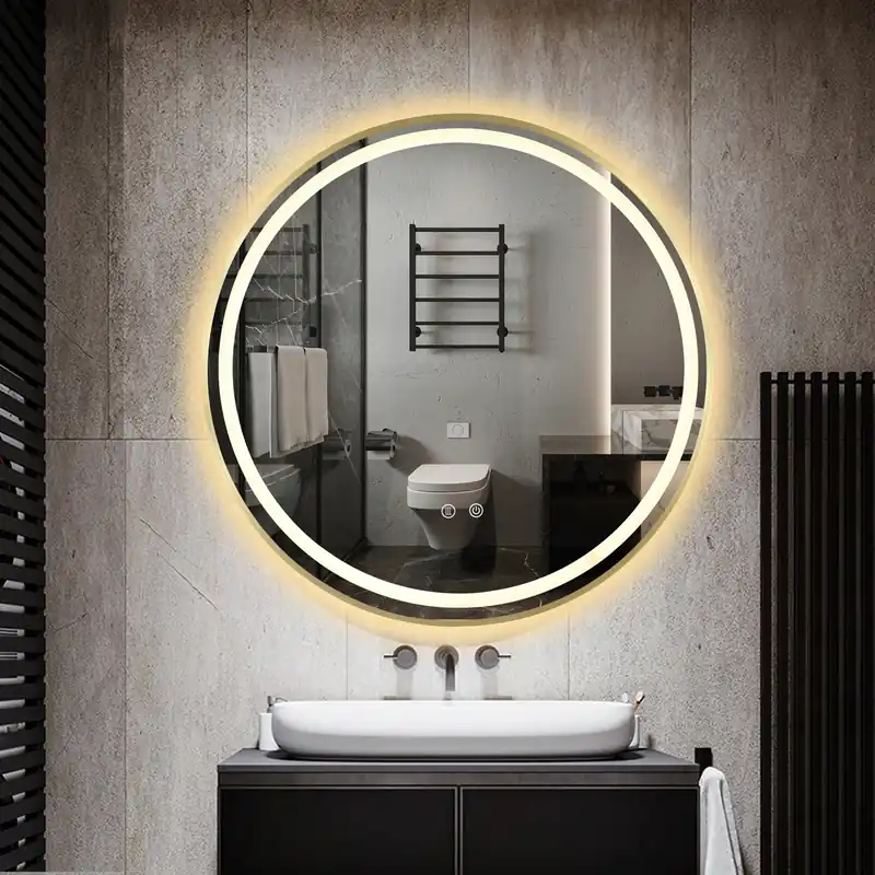 Super ofertă Oglinda LED 35W de baie Luxury Round 70 cm OD16GD