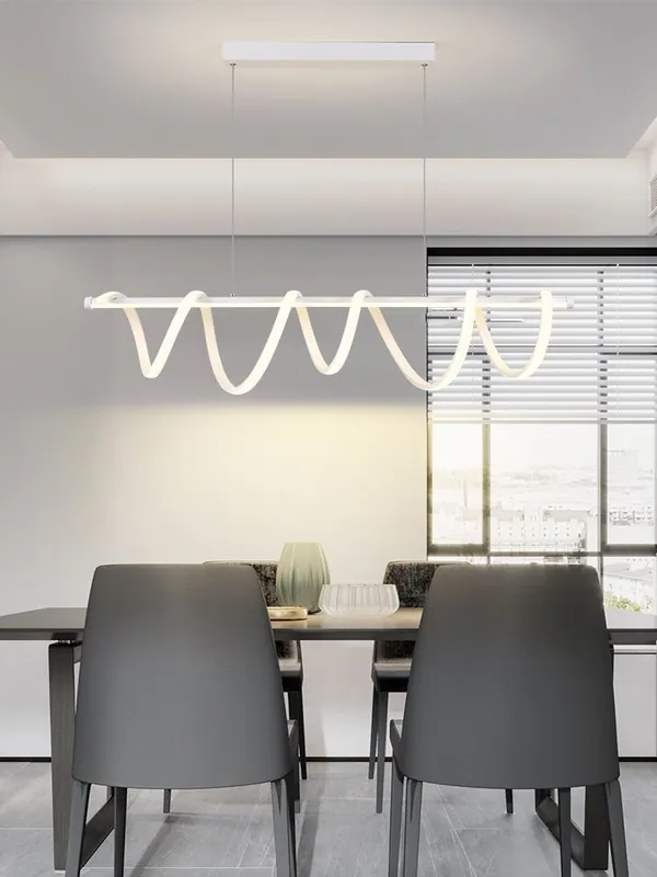 Candelabru LED 94W Melted White, Telecomanda Plată securizată