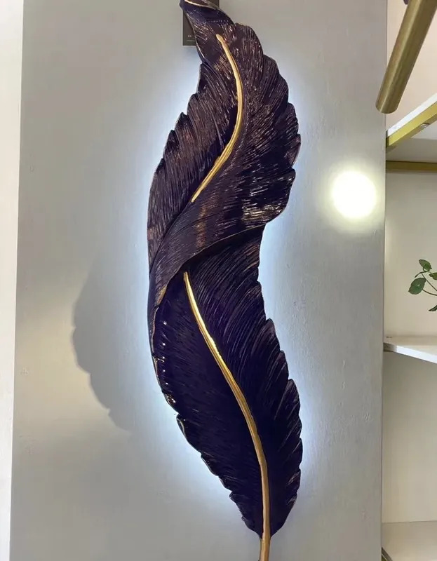 Aplica LED 36W Feather Black Cumpără online