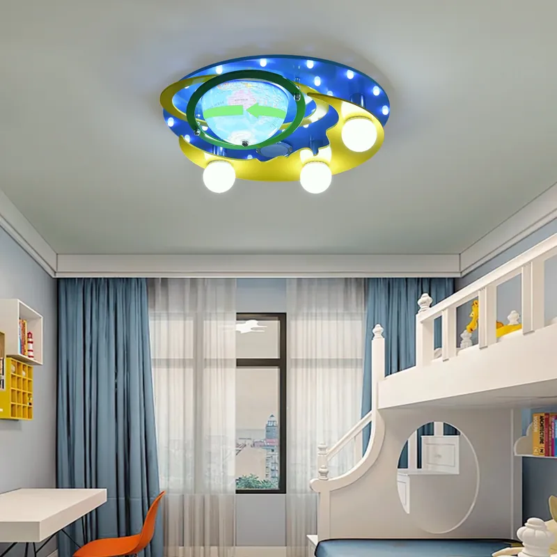 Lustra LED copii Planeta cu Difuzor si Bluetooth Discount