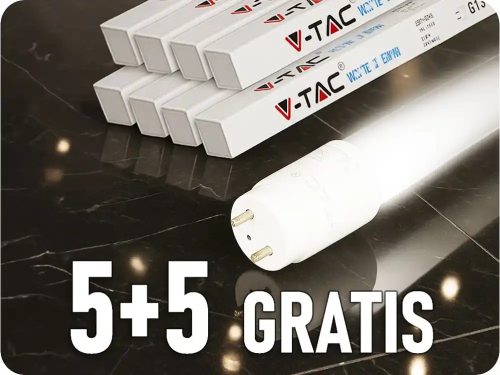 Trubă LED T8 18W, 1850lm, G13, Nano plast, 120cm, 5+5 gratis! Comandă acum