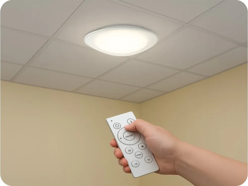 Plafoniera LED 30W/60W/30W 3in1 cu telecomanda, 6000lm, schimbare de culoare Premium