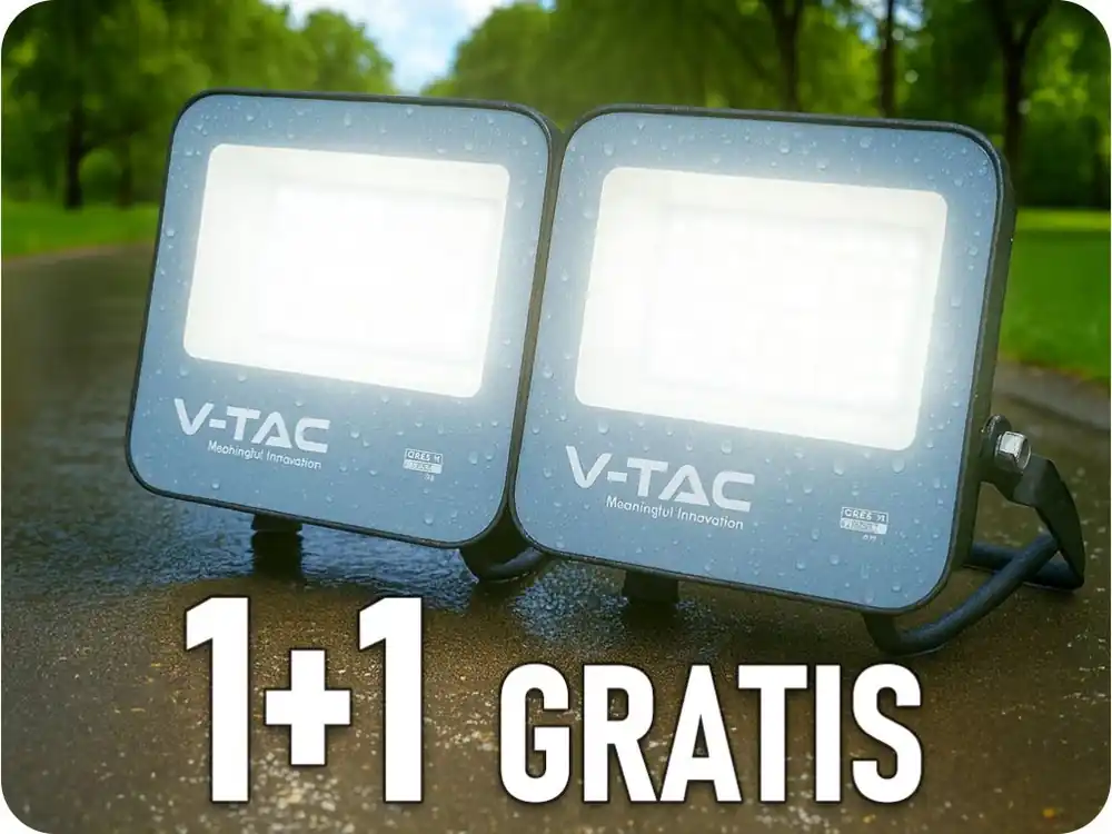 Reflector LED 50W, 5740lm, CREE CHIP, negru, 1+1 gratis! Popular