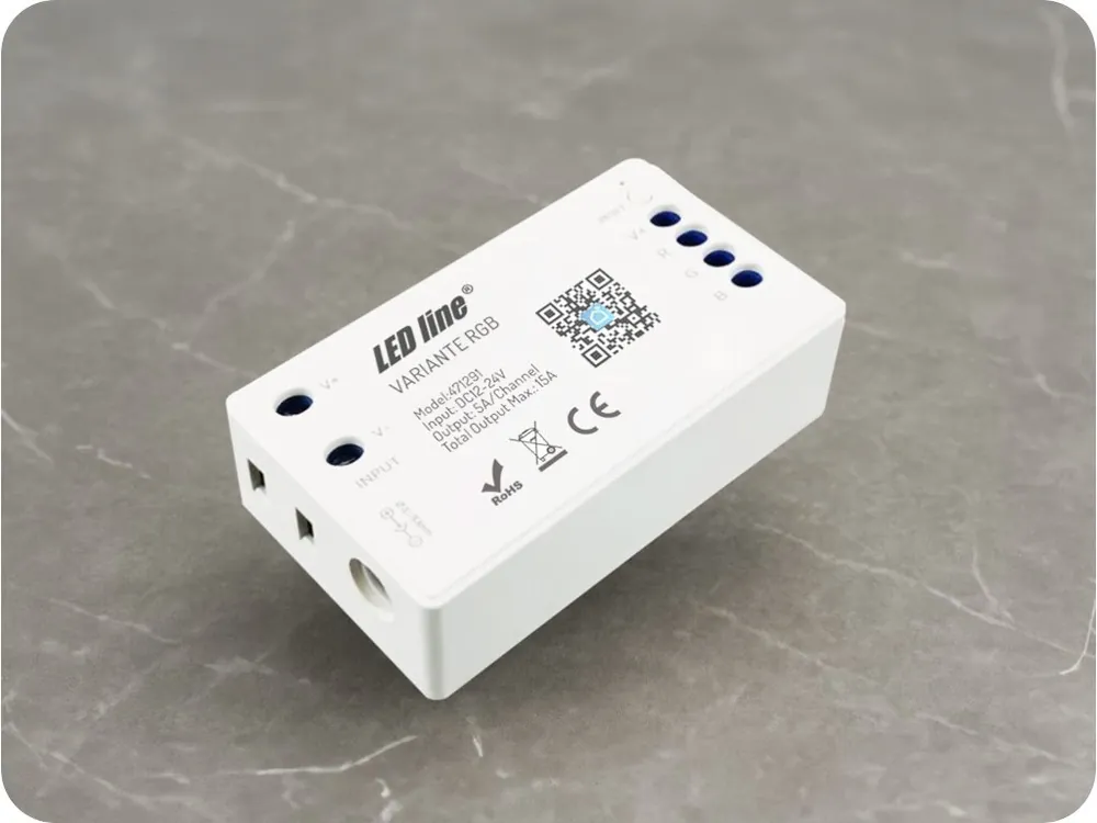Receptor telecomandă VARIANTE pentru benzi LED RGB 12/24V, 15A (fără telecomandă) [471291] Livrare expres