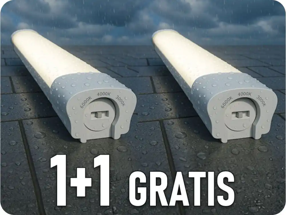Cel mai vândut Corp de iluminat impermeabil LIMEA SELECT 120CM, 36W, 3600lm, CCT, 1+1 gratis! [SLI030011CCT_PW]