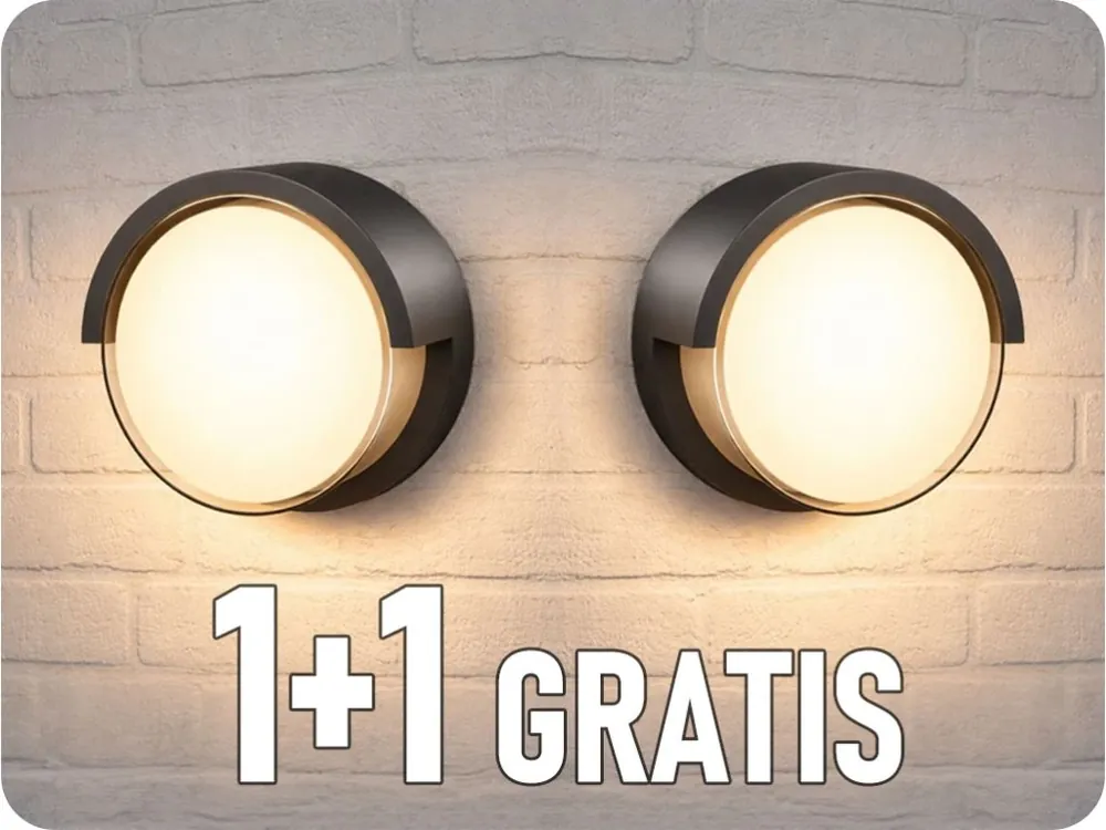 Aplica LED VERTO 10W, 1200lm, CCT, rotundă, 1+1 gratis! [SLI003073CCT_PW] Retur gratuit