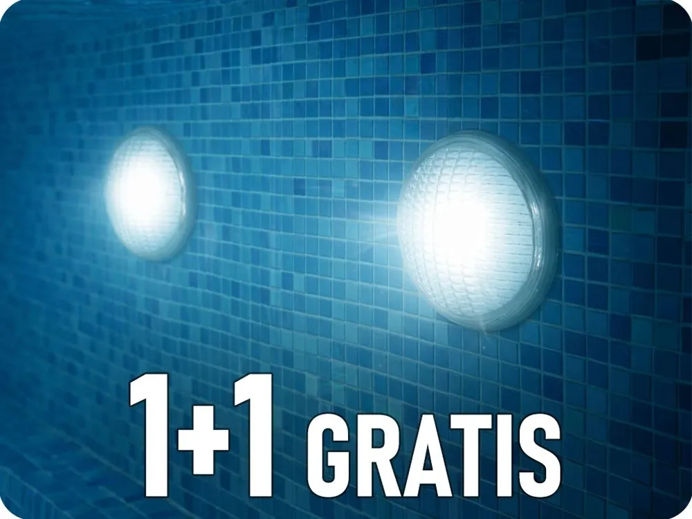 Discount Lampă LED pentru piscină 8W, 800lm, PAR56, 12V, IP68, 1+1 gratis!
