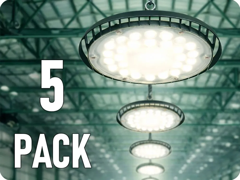 Ieftin Spectrum LED Highbay PLATEO SUN4 205W, negru/5-PACK! [SLI044033NW_PW]