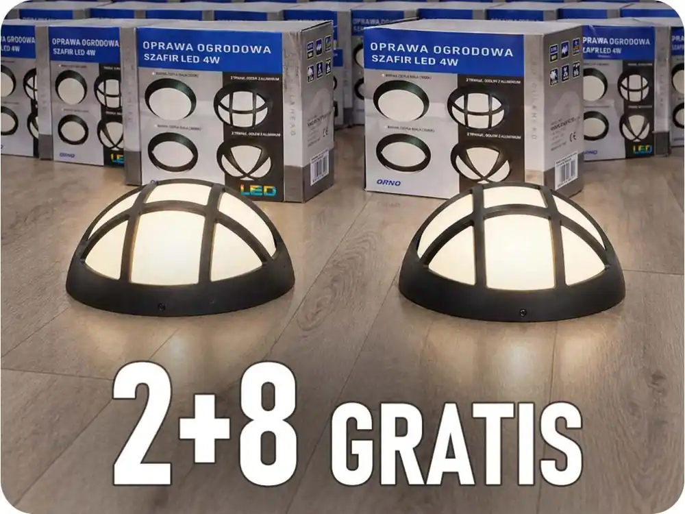 Lampă de perete LED RUBIN 8W, 540lm, 2+8 gratis! [OR-OP-6022LPMP3] Super ofertă