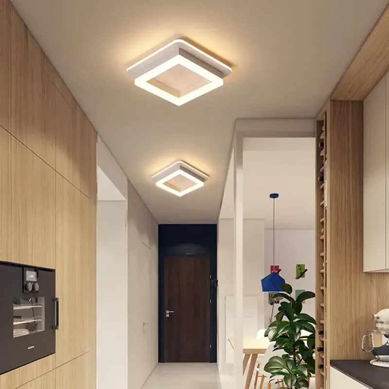 Lustra LED MODERNA 26W, Dimensiune 19.5x19.5, Patrata, lumina Rece/Calda/Neutra, Alb Reducere