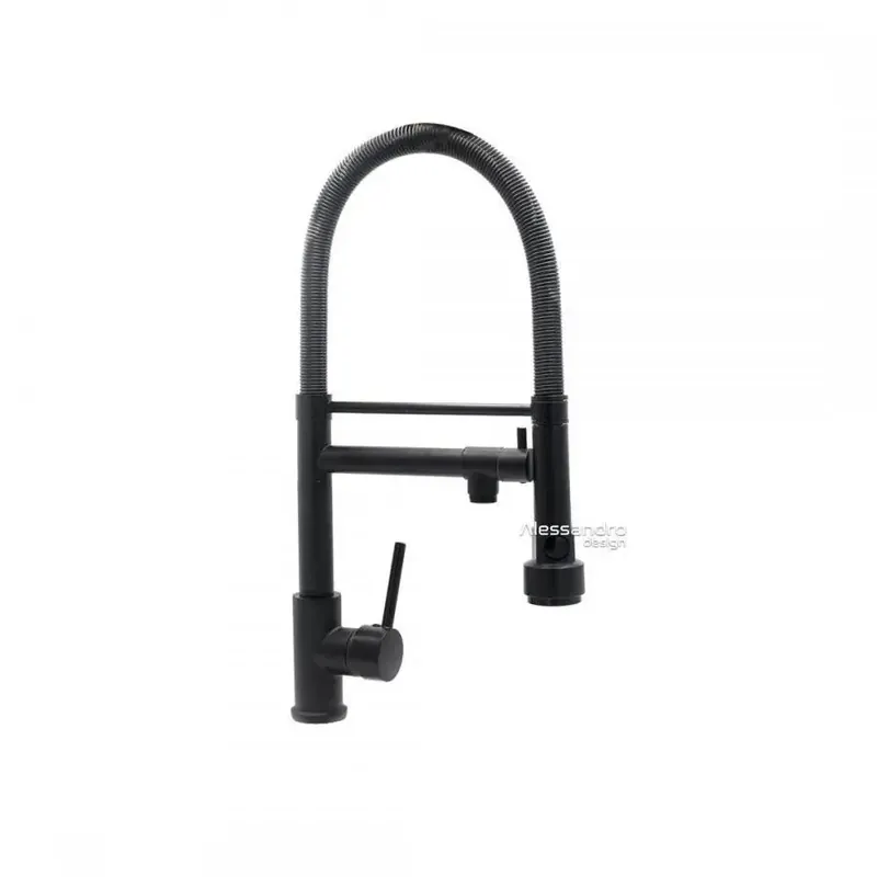 Baterie Bucatarie, Inox si Alama Negru, YD/302 Ultima șansă