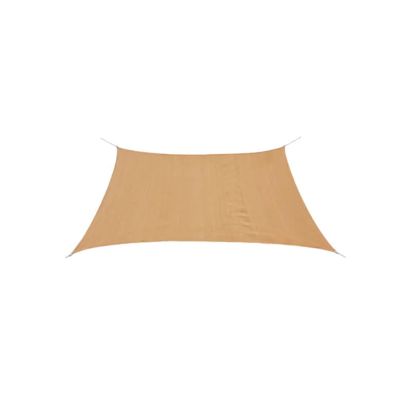 Nu rata Panza parasolar din HDPE patrata, 3,6 x 3,6 m, bej
