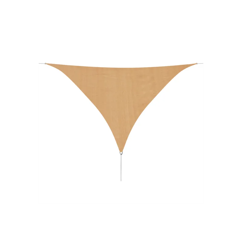 Panza parasolar din HDPE, triunghiulara 3,6 x 3,6 x 3,6 m, bej Popular