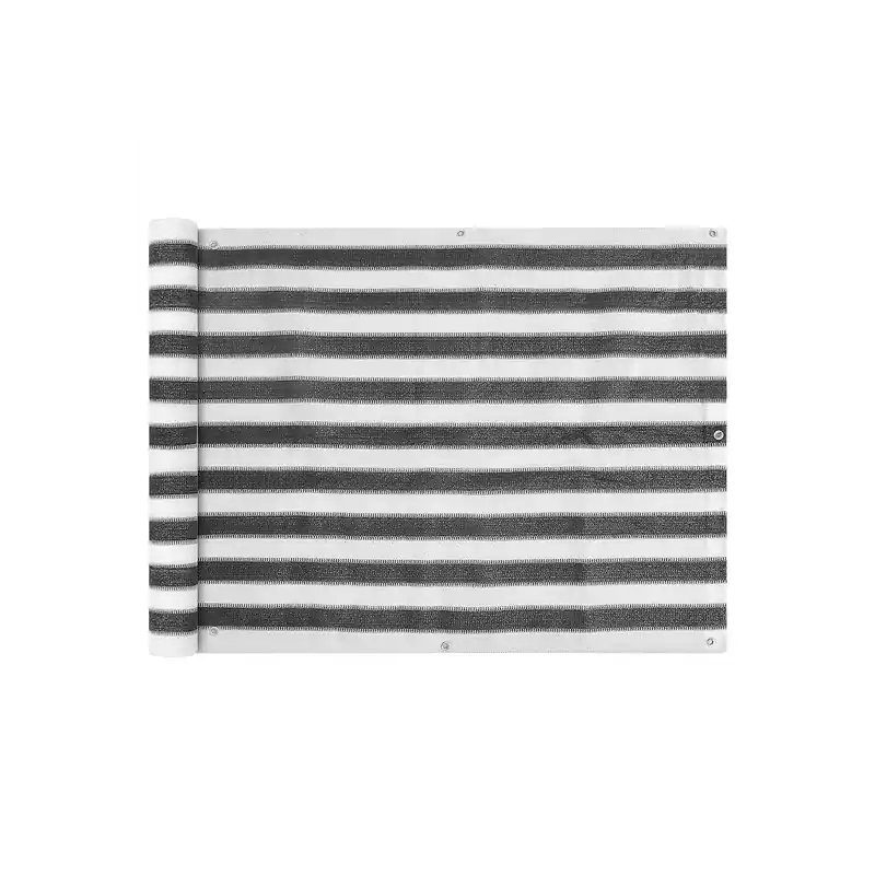 Livrare expres Prelata pentru balcon din HDPE, 90 x 600 cm, antracit si alb
