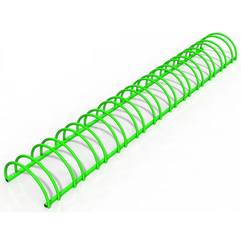 Suport stradal bicicleta cu 12 sloturi -model 0022-12 Verde crud Lichidare de stoc