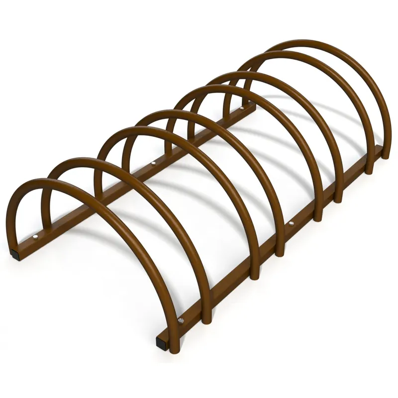 Ofertă limitată Suport rastel biciclete cu 4 sloturi -model 0022-4 Maro