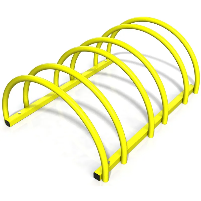 Suport rastel biciclete cu 3 sloturi -model 0022-3 Galben Calitate înaltă