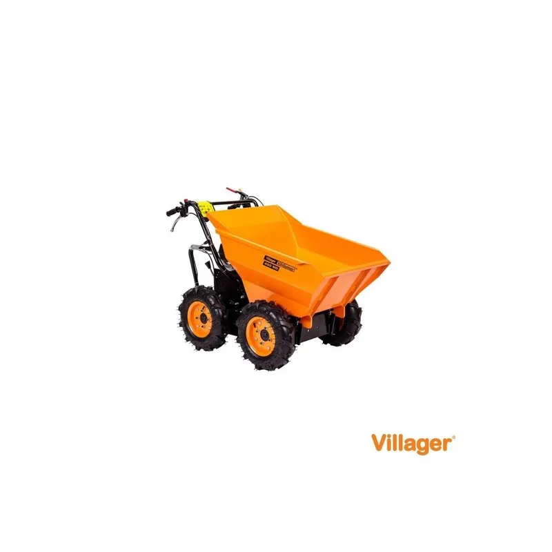 Retur ușor Roaba motorizata Villager Villy Dumper 400WD, 400kg, 5 CP, Loncin, 196cm3, 940x635x330mm,viteze 3/1, greutate 145kg 067078