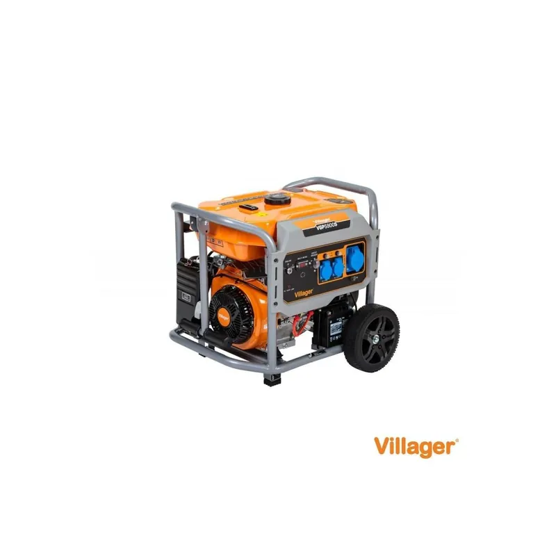 Livrare rapidă Generator Villager VGP 5900 S, 5,0 kW, motor pe benzina in 4 timpi, demaror electric 055117