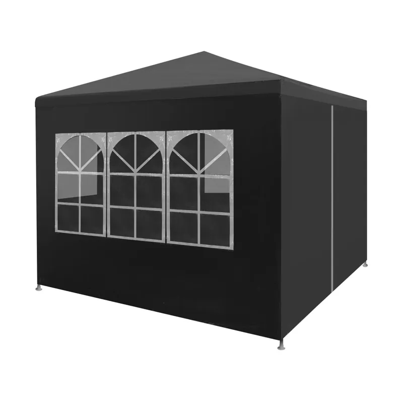 Cort de petrecere, antracit, 3 x 3 m Ultima șansă